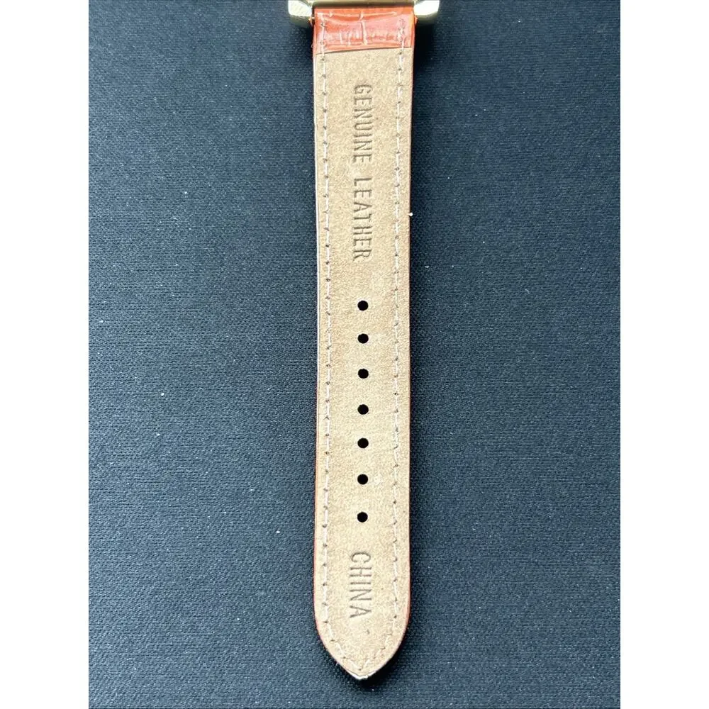 Gossip Gold Tone Orange Band Women’s Quartz Watch